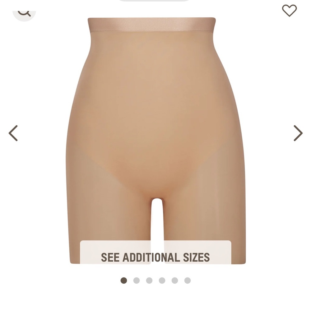 Skims Low Back Barely There Shapewear Small, Clay Color